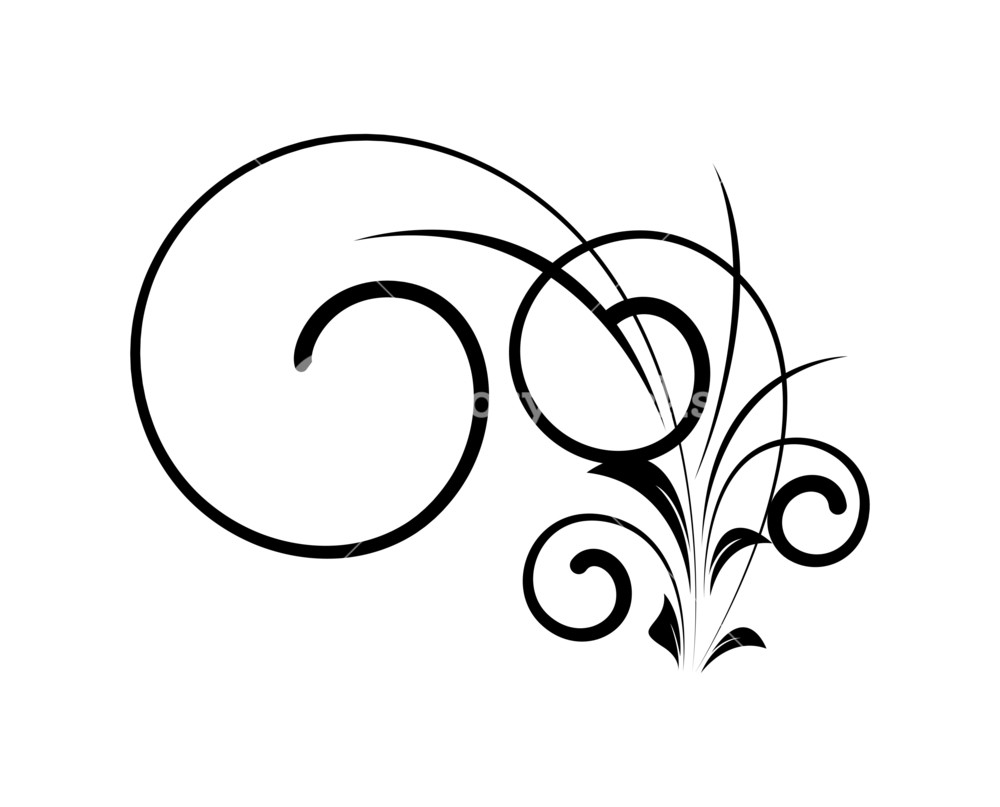 1000x807 Swirl Design Vector Art Royalty Free Stock Image