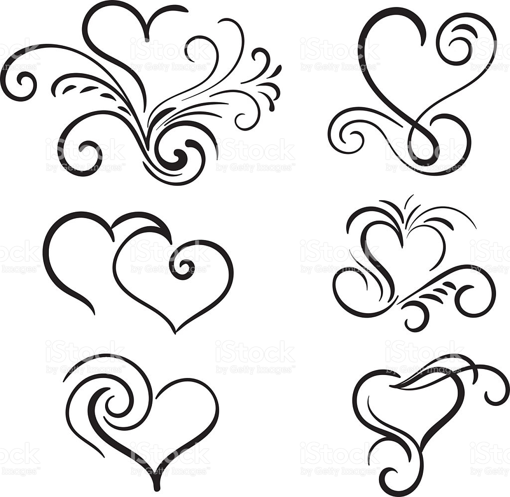 1024x998 Drawn Swirl Heart