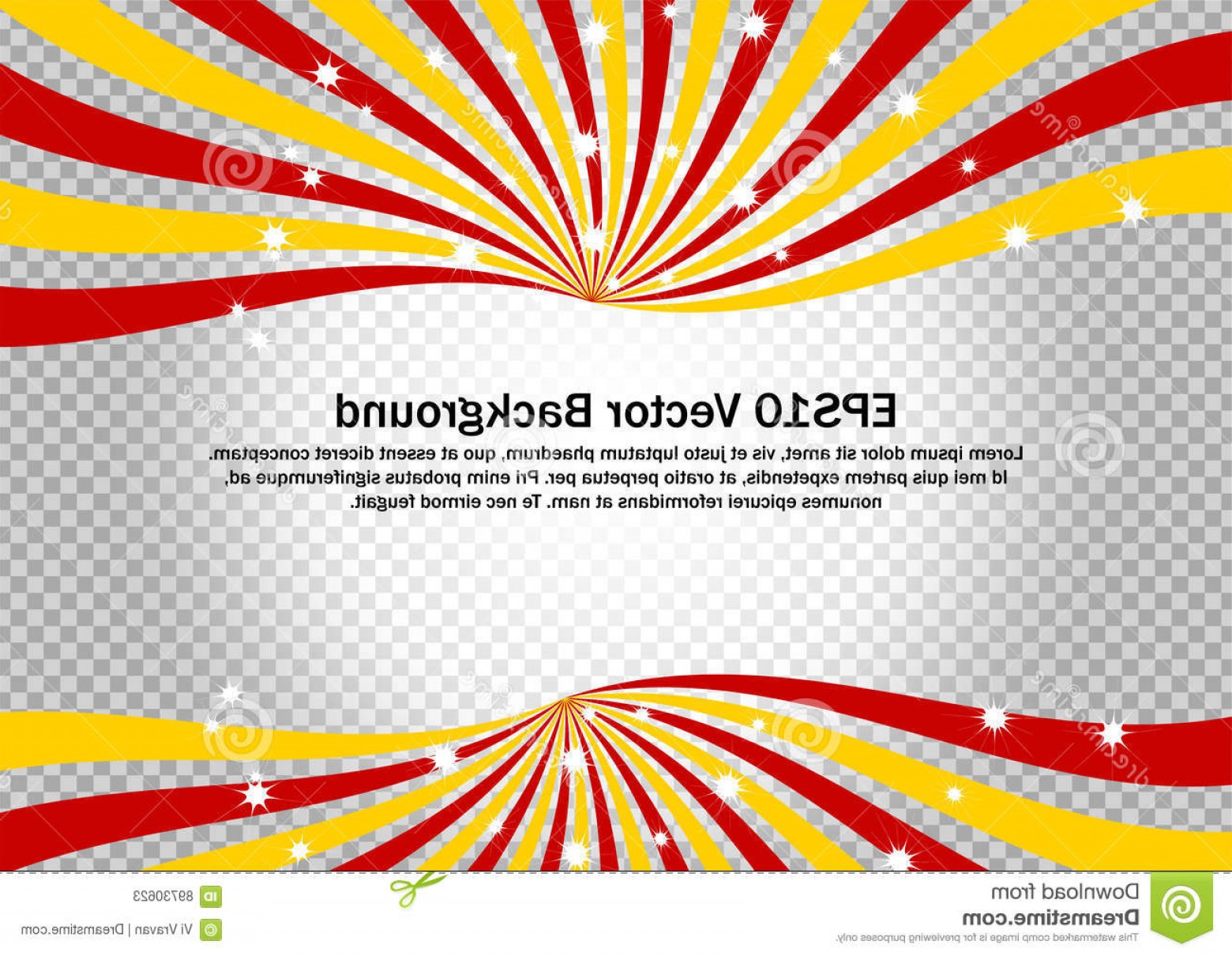 1560x1210 Stock Illustration Red Yellow Swirl Strips Transparent Background
