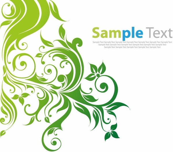 600x528 Swirl Floral Vector Background Free Vector In Encapsulated