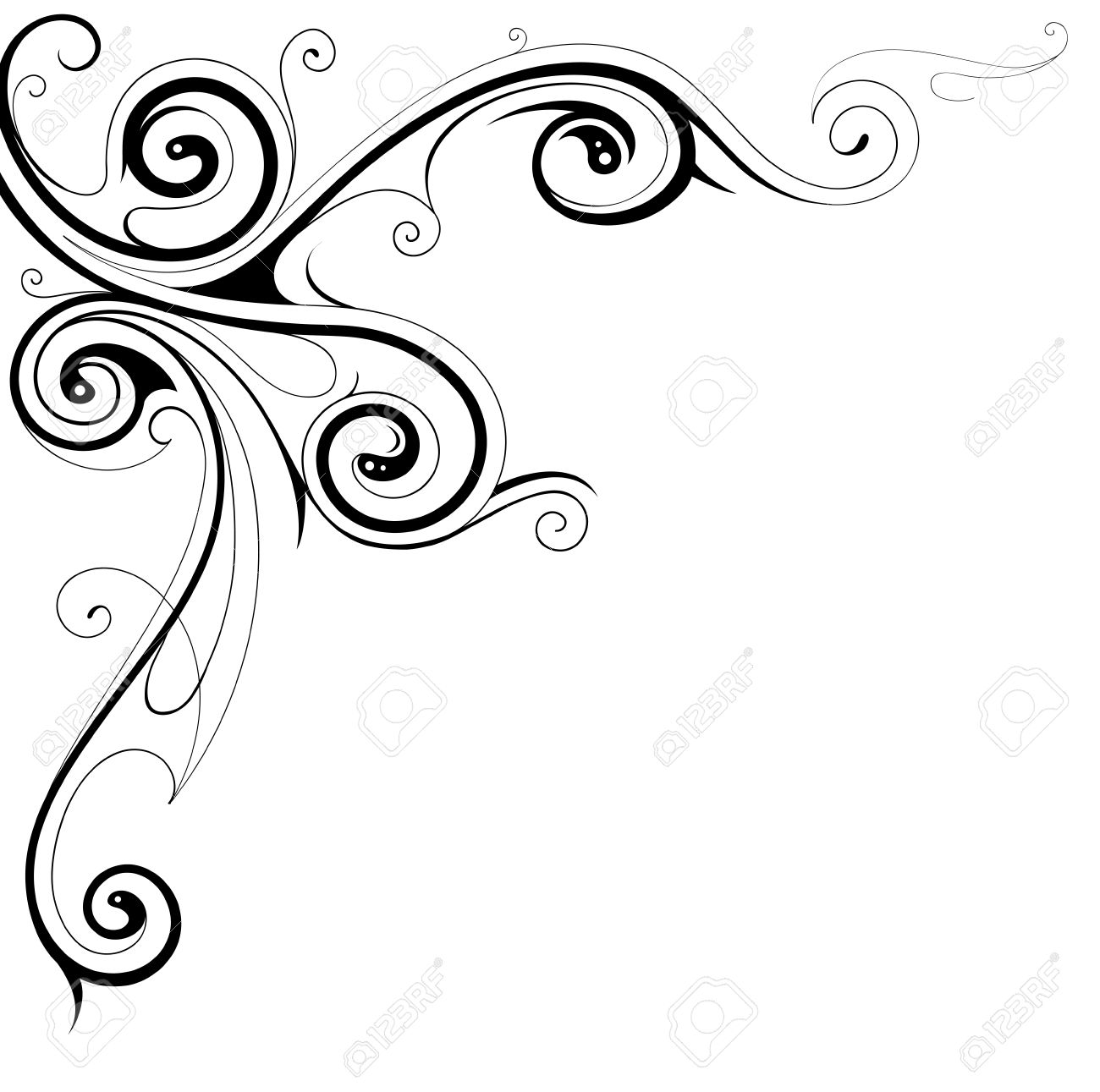 Swirls Vector Art Free at GetDrawings | Free download