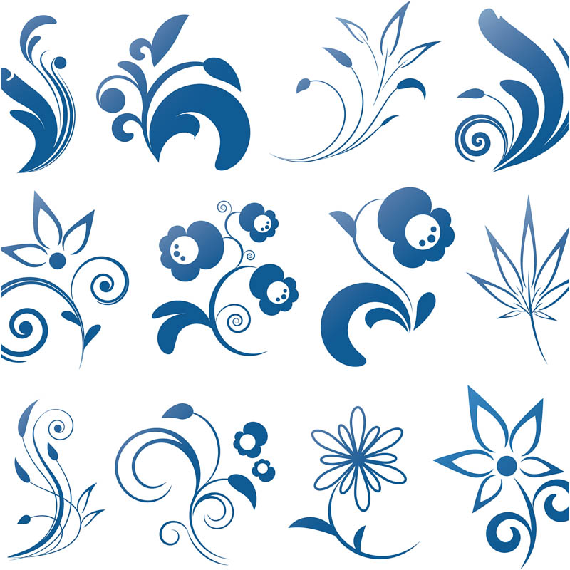 800x800 Vector Swirls Free Clipart