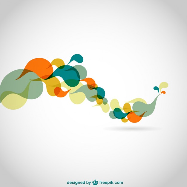 626x626 Abstract Color Swirls Vector Background Vector Free Vector