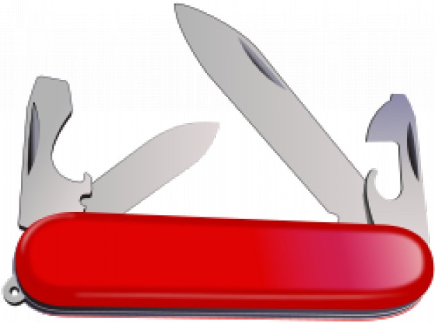626x465 Swiss Army Knife Vector Free Download