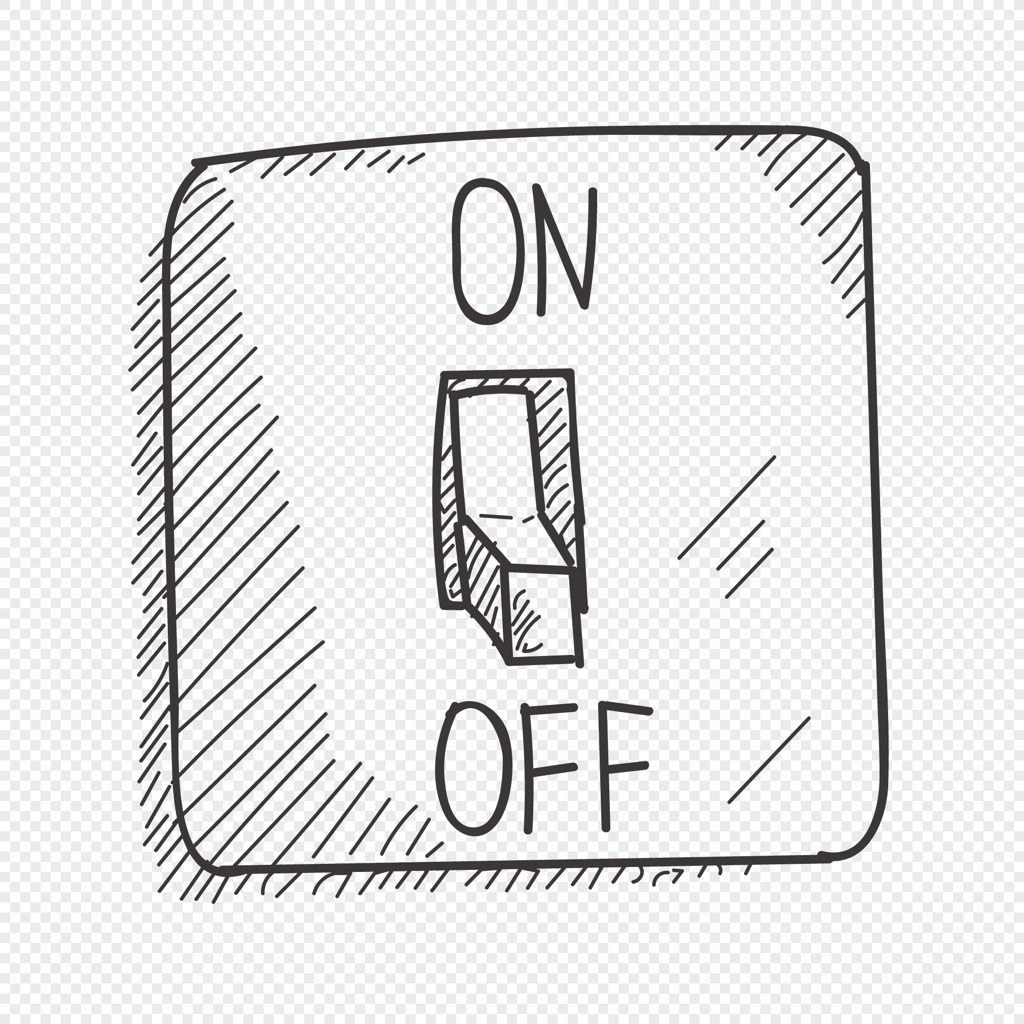 2020x2020 Line Drawing Switch Vector Png Image Picture Free Download