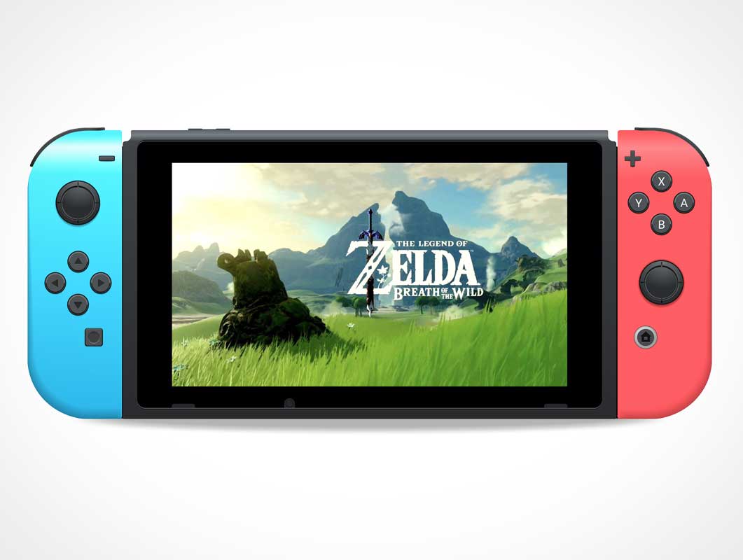 1061x800 Nintendo Switch Vector Mockup