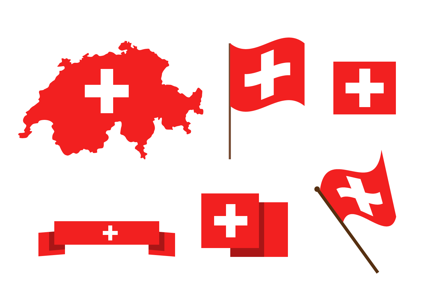 1400x980 Switzerland Free Vector Art