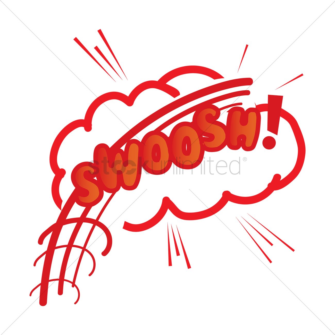 1300x1300 Comic Effect Swoosh Vector Image