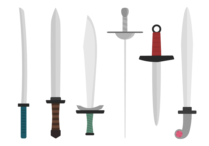 700x490 Free Swords Vector