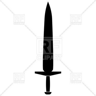 400x400 Silhouette Of Sword Vector Image Vector Artwork Of Objects
