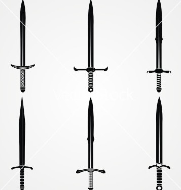 357x376 Free Sword Silhouette Vector Free Vector Download 236245 Cannypic