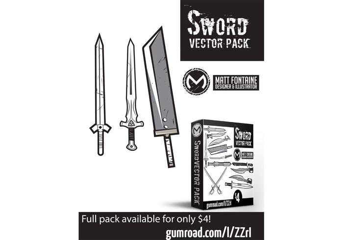 700x490 Sword Vector Pack!