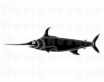 340x270 Swordfish Vector Etsy