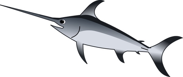 600x253 Swordfish Vector Free Vector Download (7 Free Vector) For