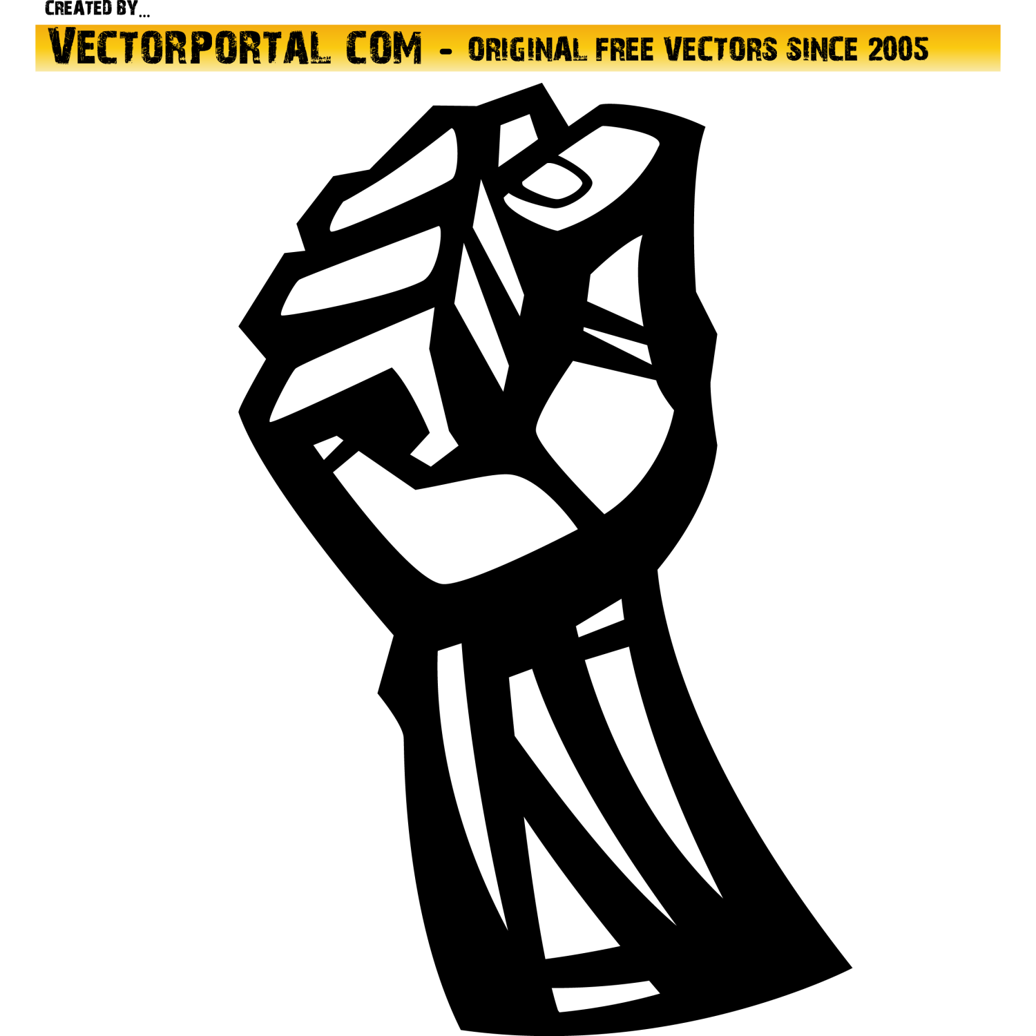 1500x1500 Vector For Free Use Fist