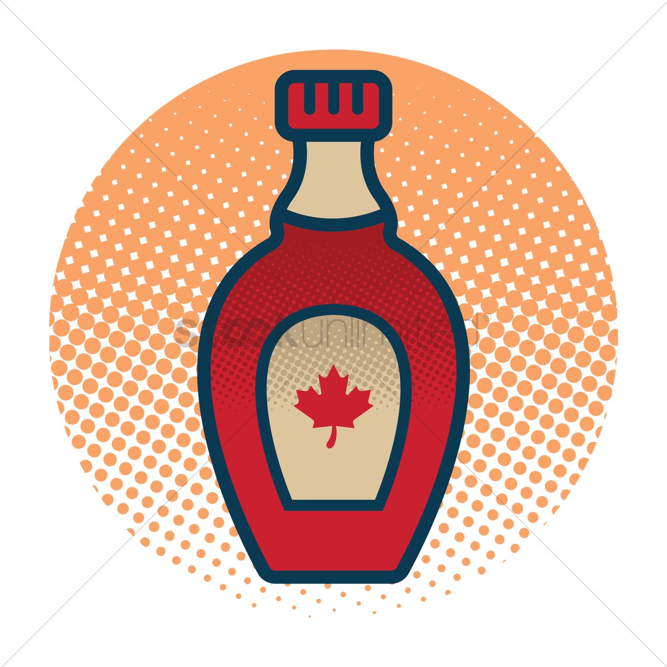 1300x1300 Maple Syrup Vector Image