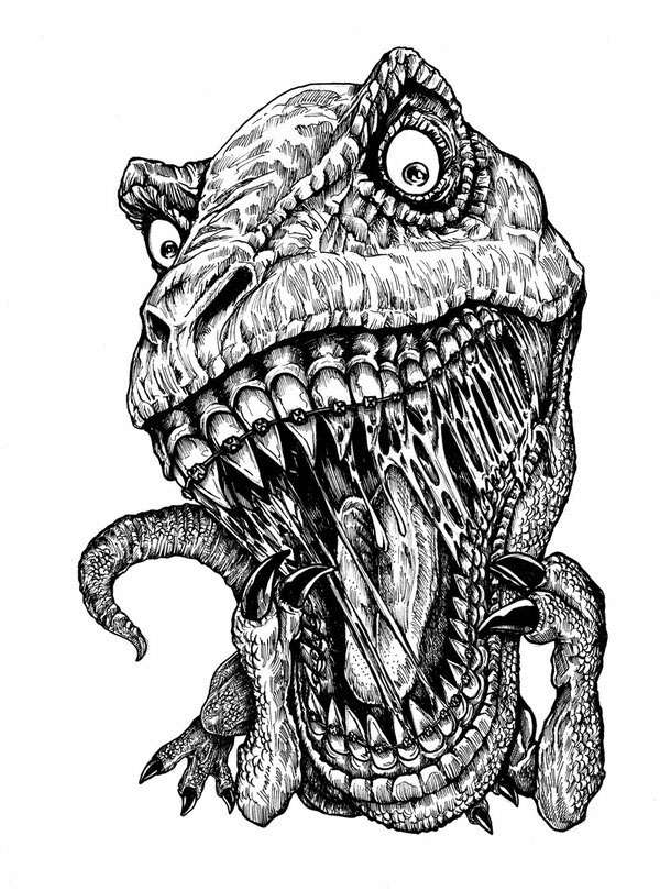 600x809 Brrrawrces! Vector Tutorial On Behance