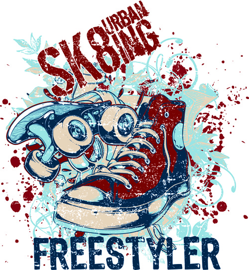 500x542 Vintage Summer T Shirt Labels Vector Set Free Vector In