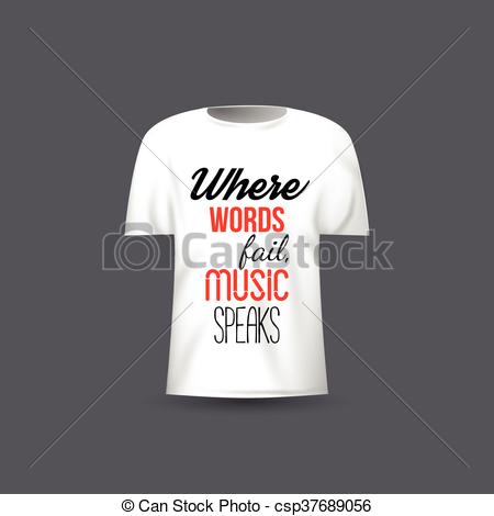450x470 Musical Vector T Shirt Design Template Clipart Vector Csp Cool