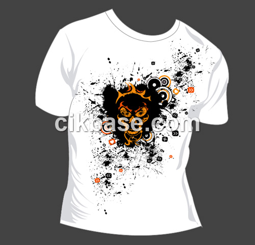 500x480 4 Vector Printing T Shirt Design Template Eps File Format
