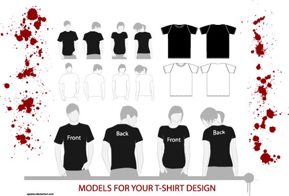 568x386 82 Free T Shirt Template Options For Photoshop And Illustrator