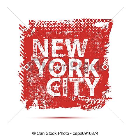 450x470 College New York Typography, T Shirt Graphics, Vectors.