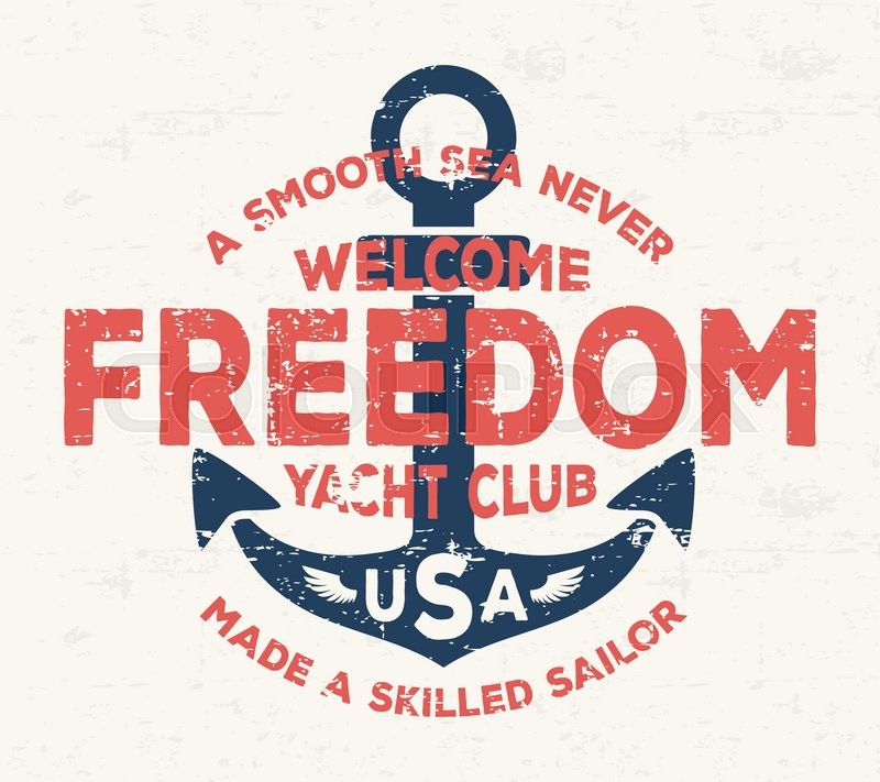 800x711 Anchor, Yacht Club Typography. Vintage Tee Print Design. T Shirt