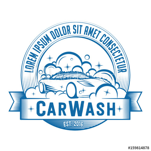 500x500 Car Wash Logo. Vector And Illustration. T Shirt Design.
