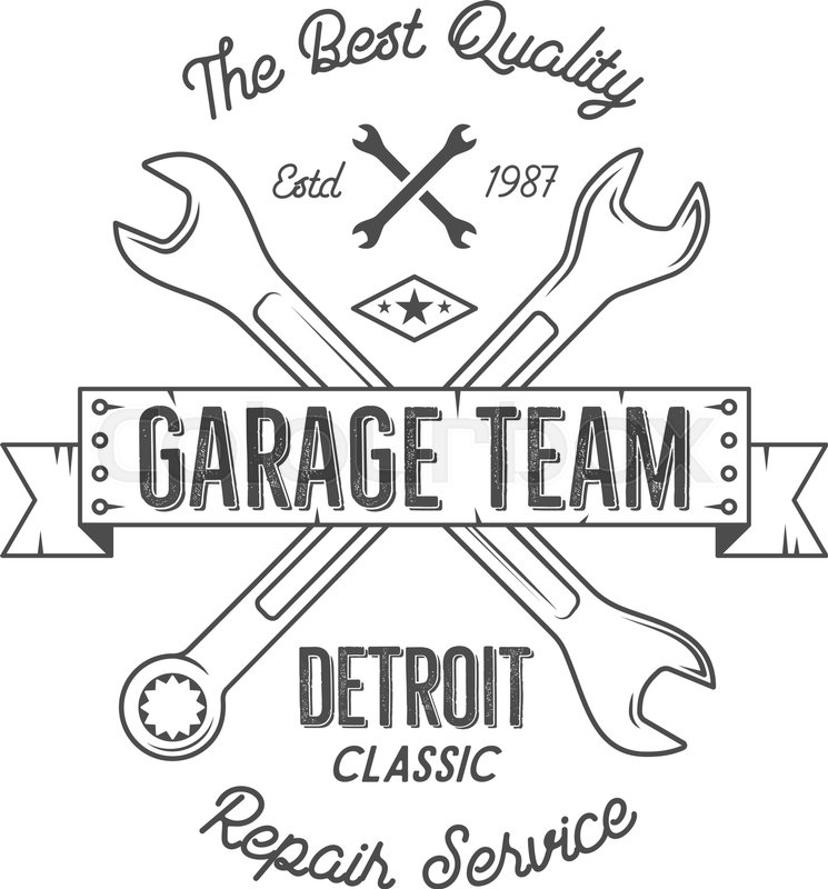 745x800 Garage Service Vintage Tee Design Graphics, Detroit Classic