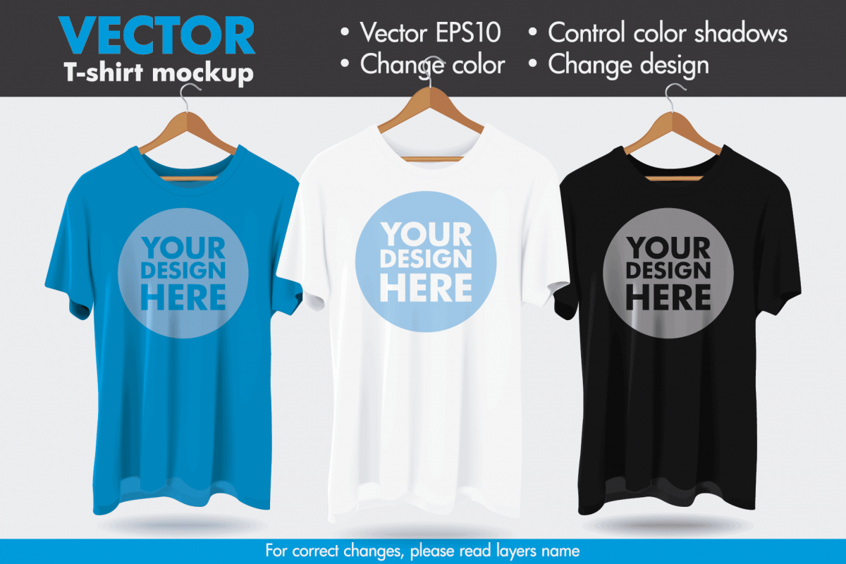 T Shirt Mock Up Vector at GetDrawings | Free download