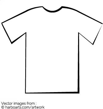 335x355 Download T Shirt Outline