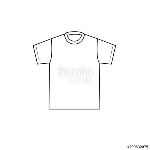 500x500 Blank T Shirt Template Vector Stock Image And Royalty Free Vector