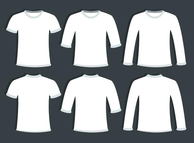 665x490 T Shirt Template Vector Free Download Front And Back T Shirt