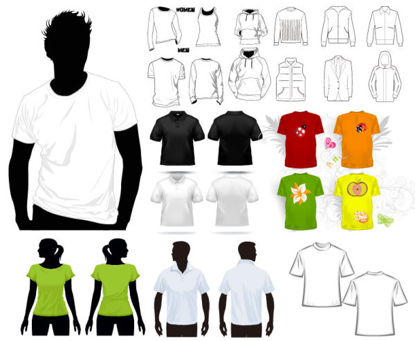 600x494 T Shirt Template Vector Free Download Eps Files