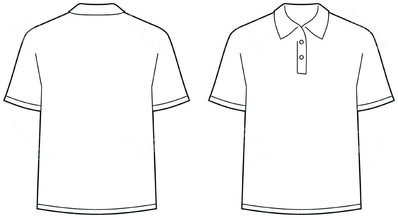 White Collar T Shirt Template Images Guru Clipart Best Clipart Best ...