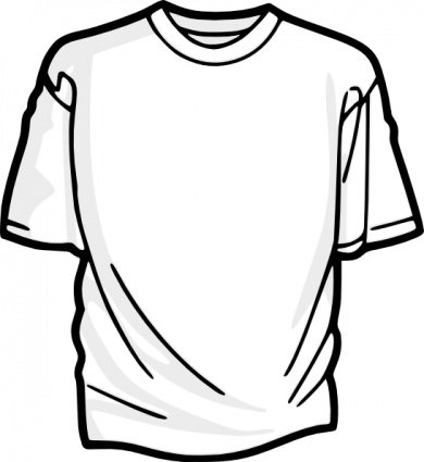 390x425 Free Blank T Shirt Clipart And Vector Graphics
