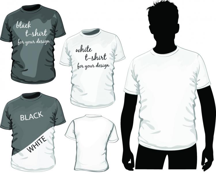 750x603 Fine Tshirt Template 01 Vector Free Vector 4vector