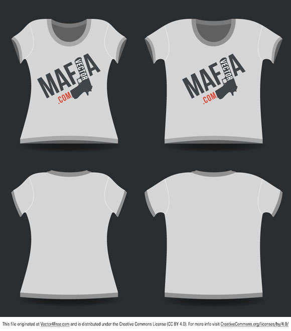 580x660 Free T Shirt Vector Template