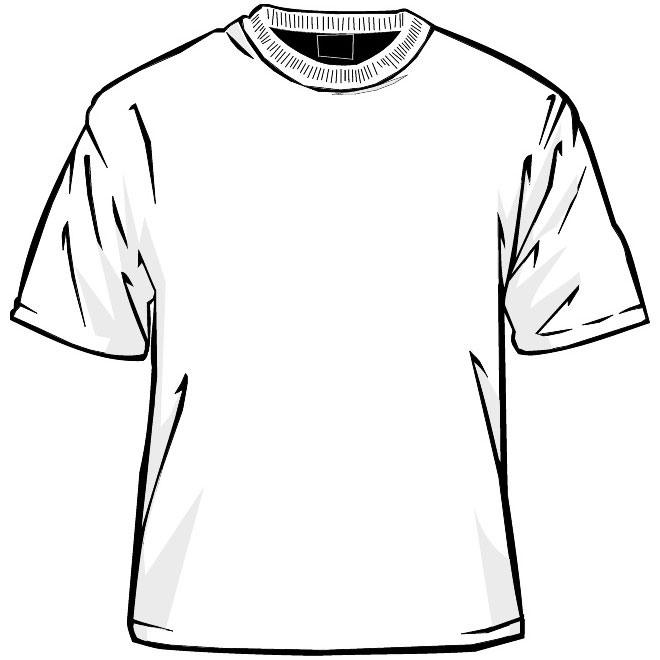 660x660 T Shirt Template Vector