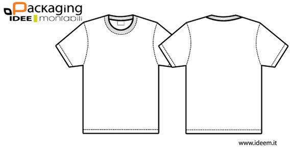568x294 T Shirt Template 123freevectors
