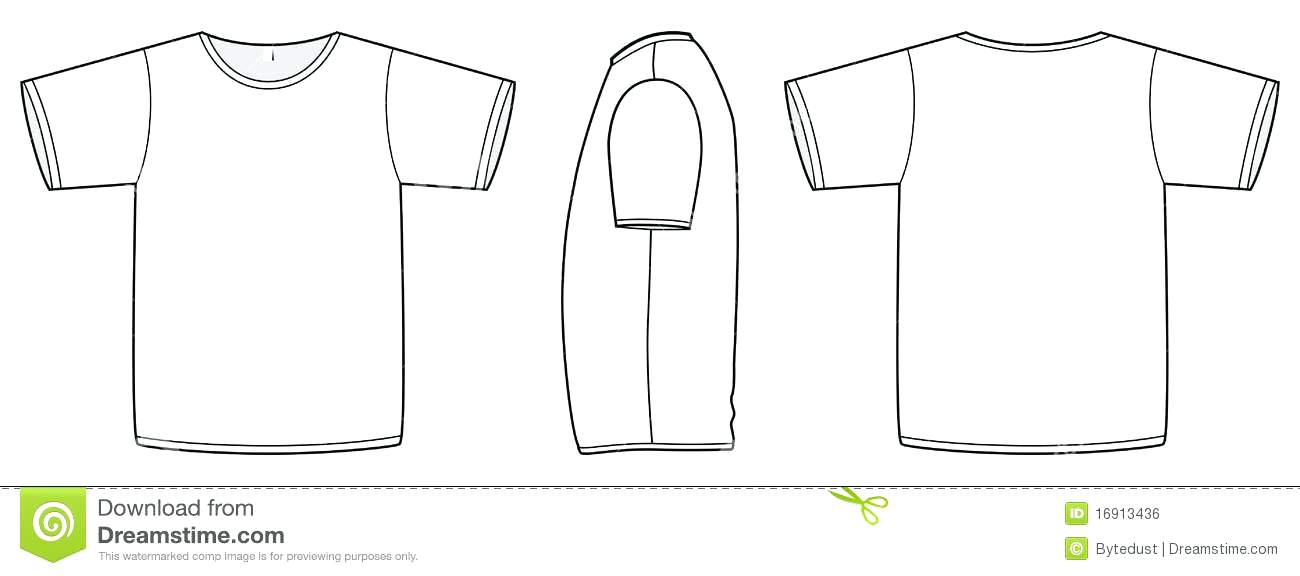 Vector T Shirt Template Illustrator