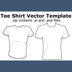 236x236 Men T Shirt Template Free Vector Illustrator Vector T Shirt
