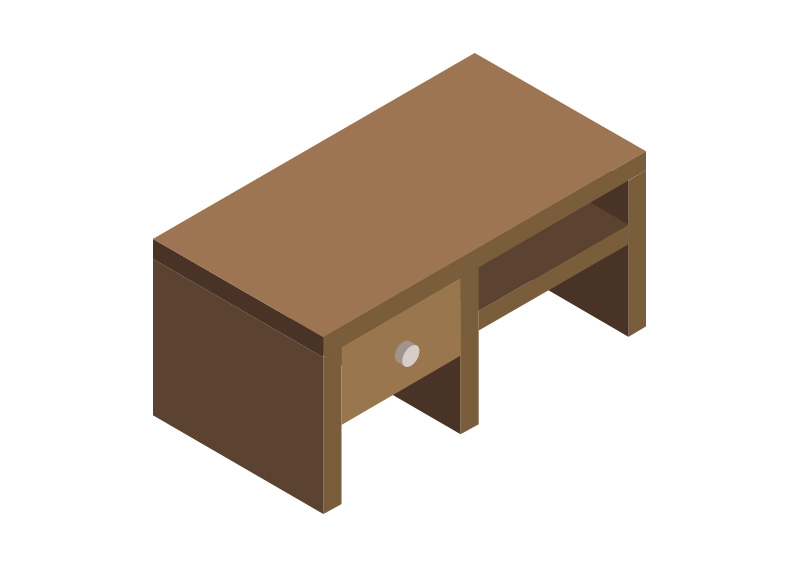 800x566 Isometric Table Free Vector