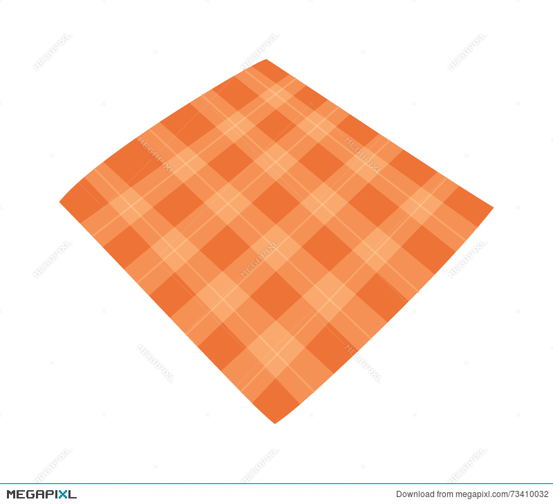 800x729 Tablecloth Vector Illustration. Illustration 73410032