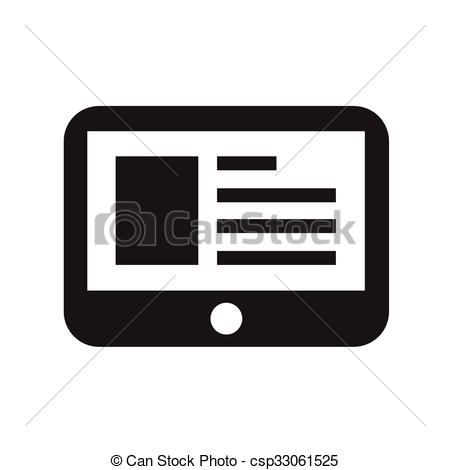 450x470 Vector Tablet Icon.