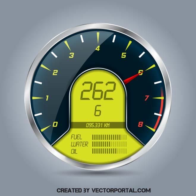 660x660 Tachometer Vector Image Vehicles Free Vectors