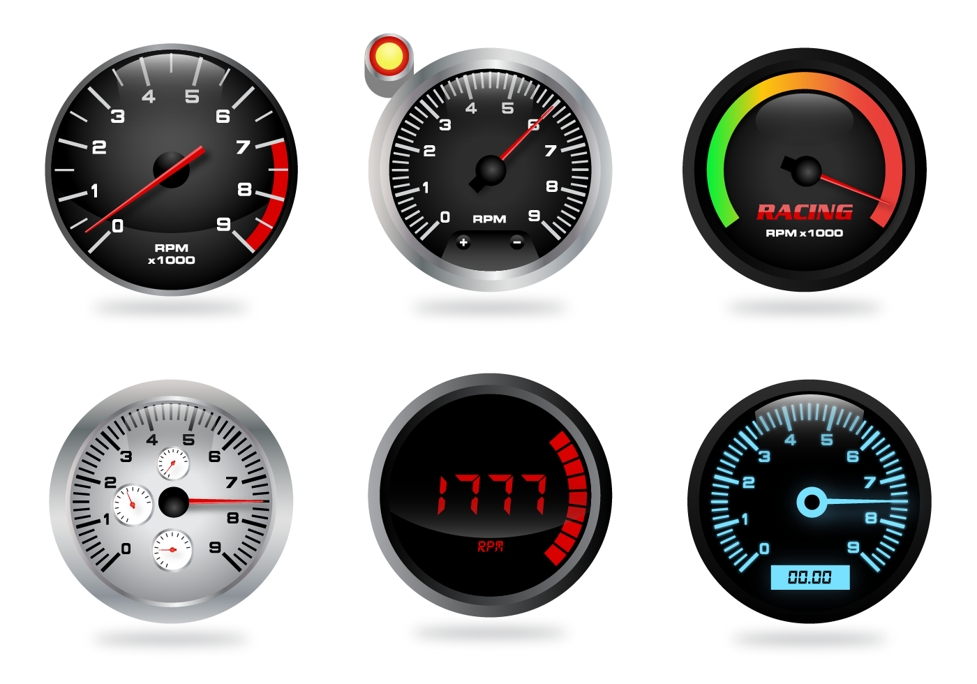 1400x980 Tachometer Free Vector Art