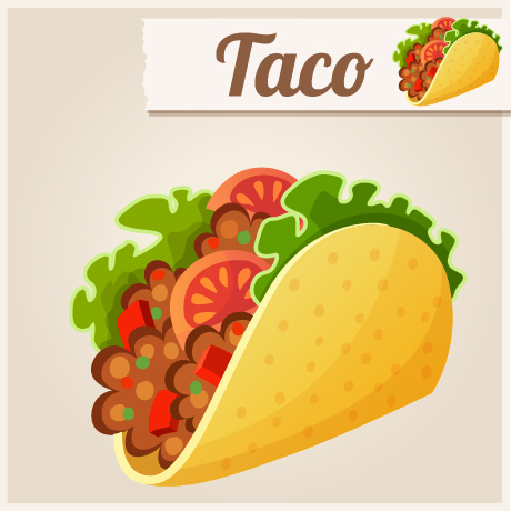 460x460 Taco Vector Design Free Download