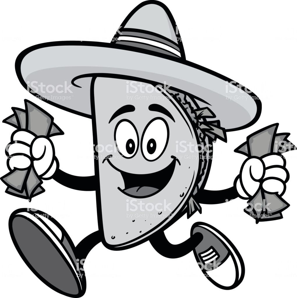 1020x1024 Taco With Money Illustration Vector Id840725846 15 Clip Art