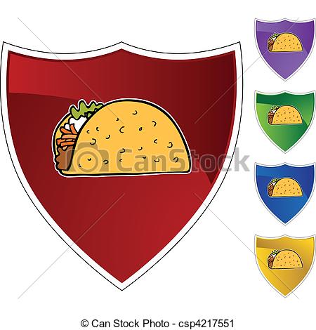 450x470 Taco Vector Clip Art